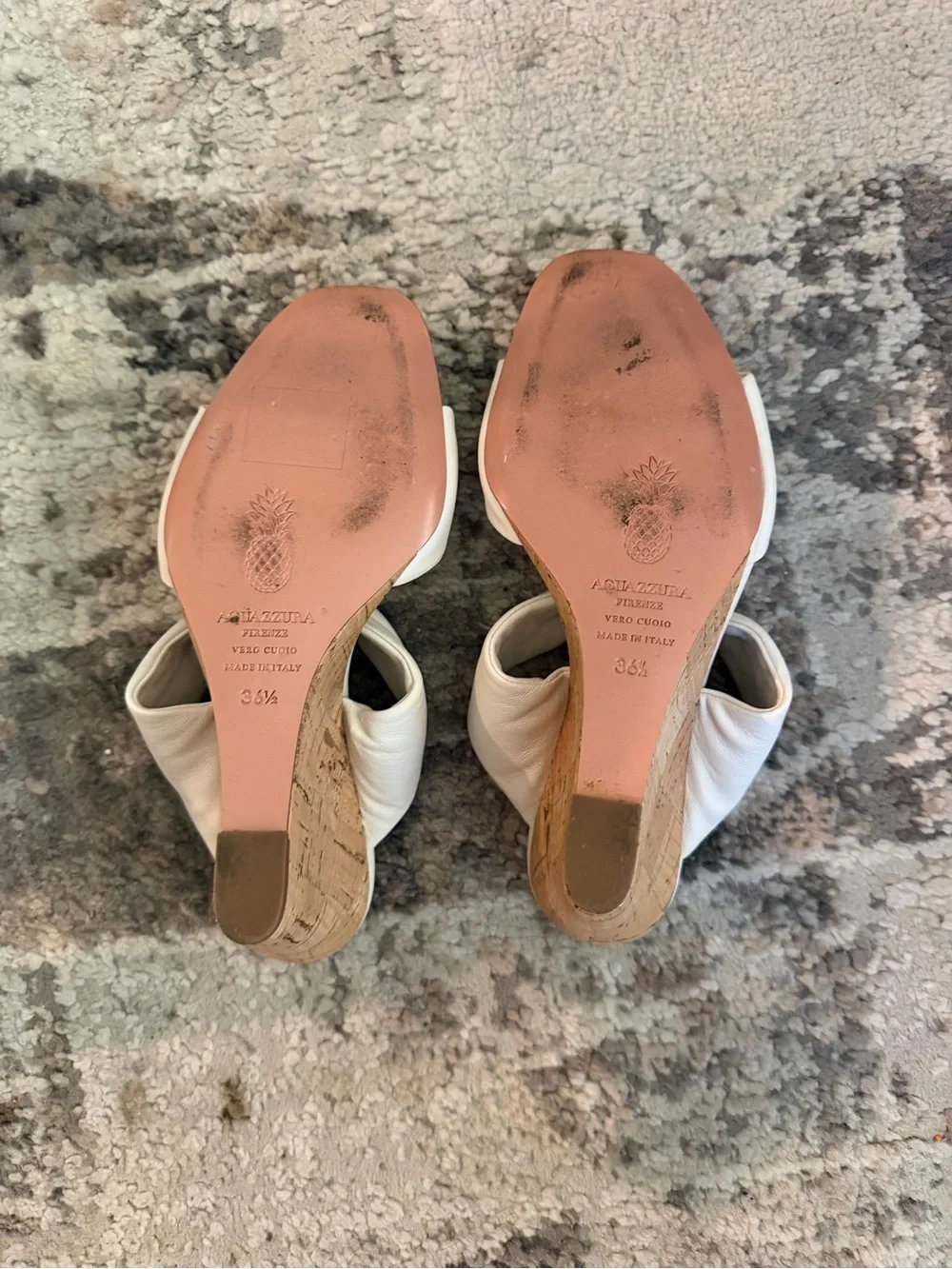 Aquazzura Twist Wedge Sandals